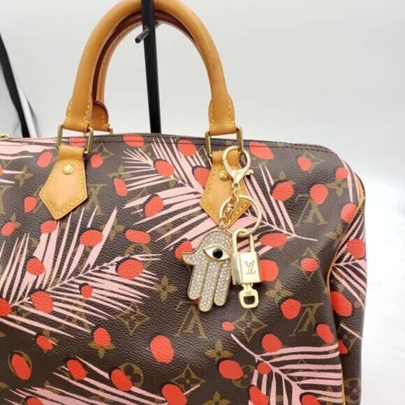 Authentic Louis Vuitton Lock & Key with unbranded Bagcharm, Keycharm, Keychain - Picture 9 of 9